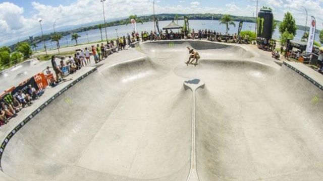 El Skate Park de la costa del lago será sede del JAM Urban Sports, con atletas de roller freestyle y deportes urbanos.