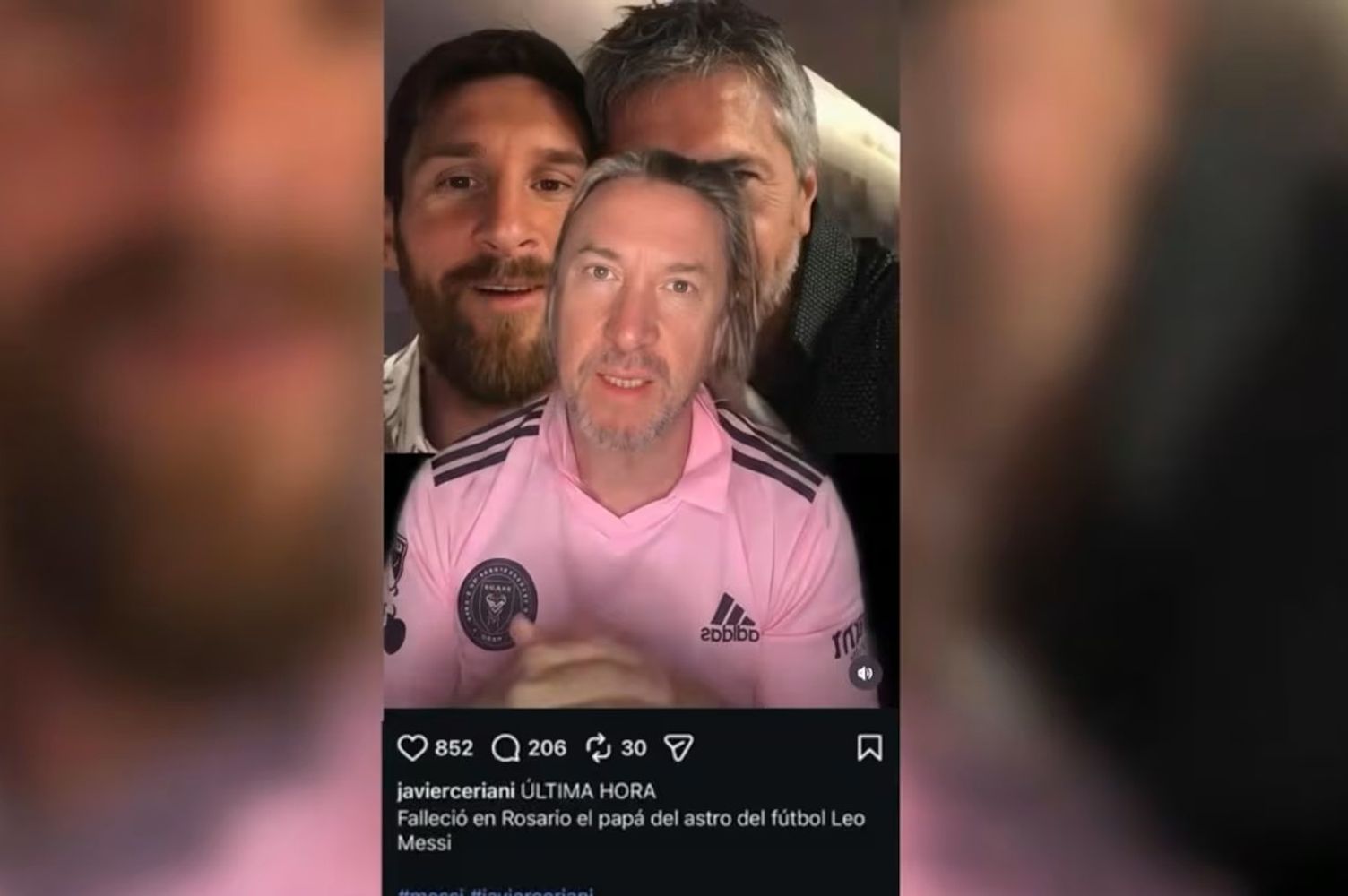 Quién sería el periodista que difundió la fake news de Jorge Messi.