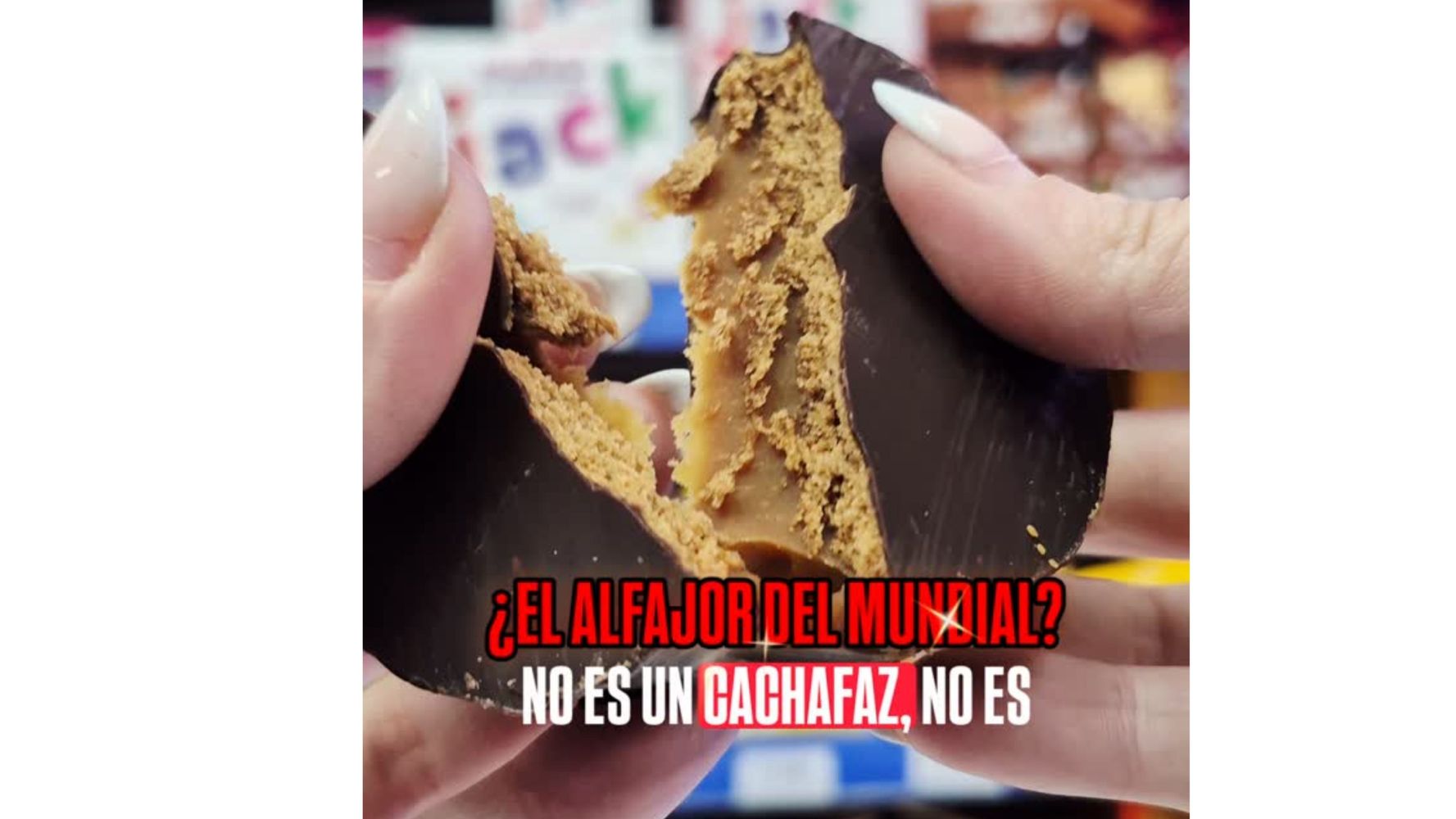 La opción con baño de chocolate negro.