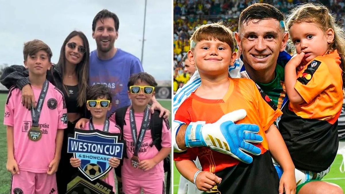 Día del Padre: uno por uno, ellos son los hijos de los jugadores de la Selección Argentina