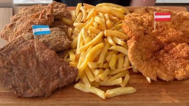 Las diferencias entre la milanesa argentina y el schnitzel austríaco.