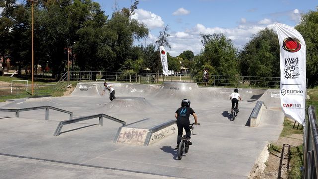 Skatepark de la Costa del Lago Villa Carlos Paz. Foto de archivo