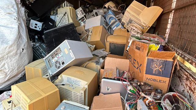 En junio Carlos Paz recuperó más de 2700 kilos de residuos electrónicos.