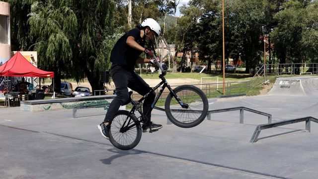 Skatepark de la Costa del Lago Villa Carlos Paz. Foto de archivo