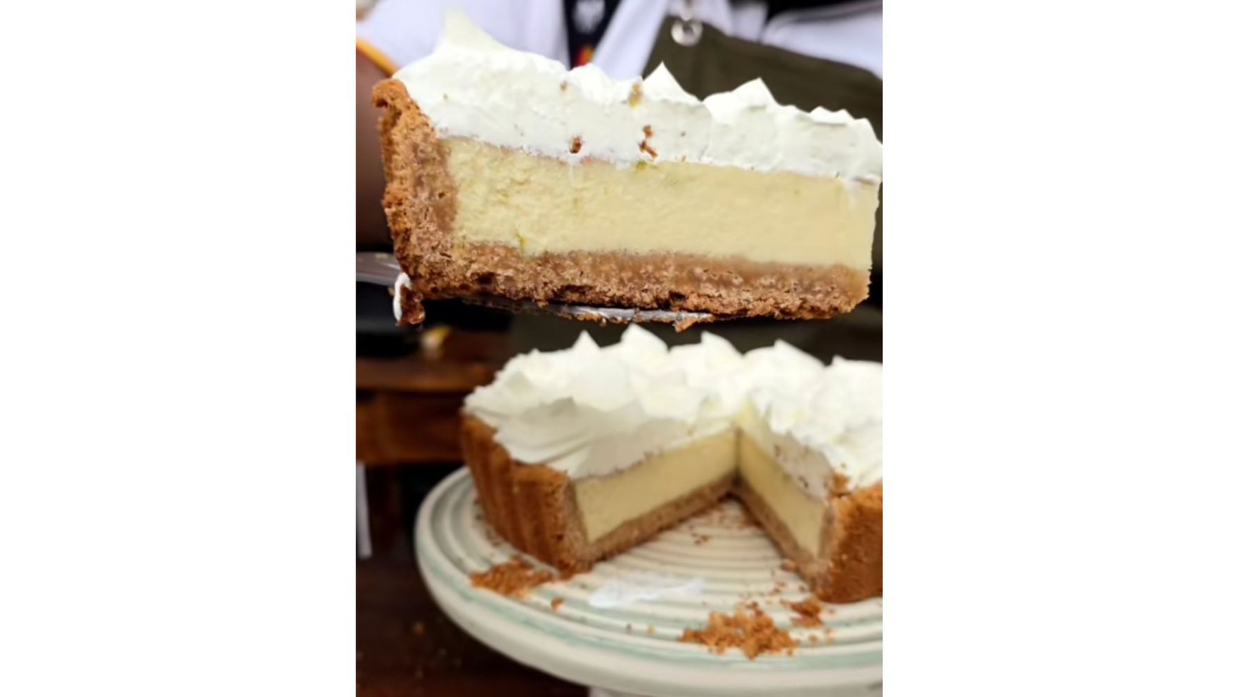 Así queda este postre con esta receta.