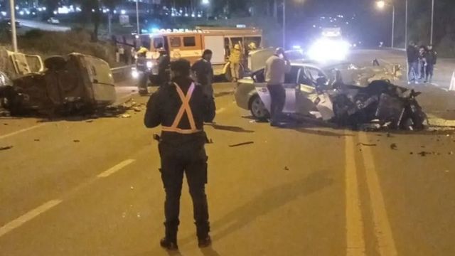 Choque frontal en Dos de Mayo dejó una víctima fatal y tres heridos.