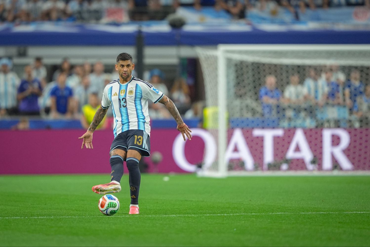 El "Cuti" Romero salió reemplazado ante Austria.