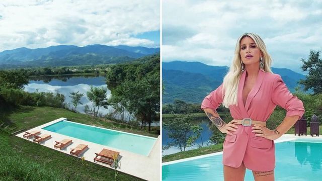 Así es la lujosa mansión de Florencia Peña en Salta: barrio privado, entre árboles y su lugar en el mundo