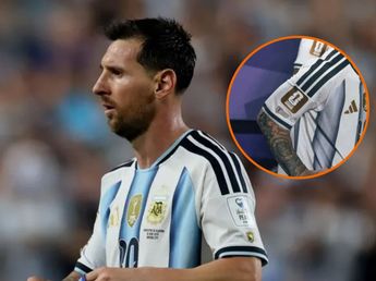 Así son los parches que lleva Lionel Messi en la camiseta de la Selección Argentina en el Mundial 2026