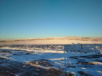 El invierno llegó con todo: Tanti también se vistió de blanco