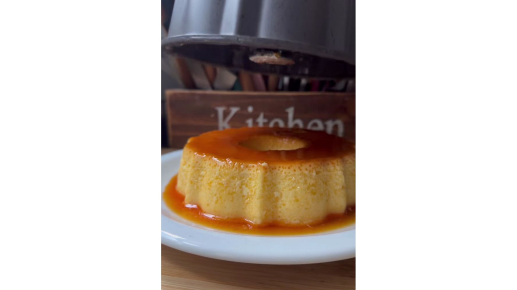 Así queda el flan casero con esta receta.