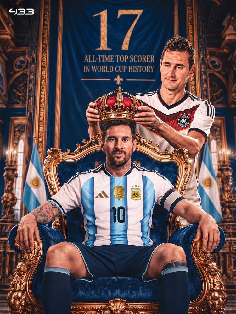 Lionel Messi superó a Miroslav Klose como goleador de la Copa del Mundo, pero la cifra puede seguir escalando.