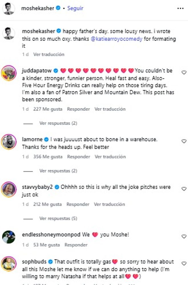 Sus seguidores le enviaron cientos de mensajes de apoyo.