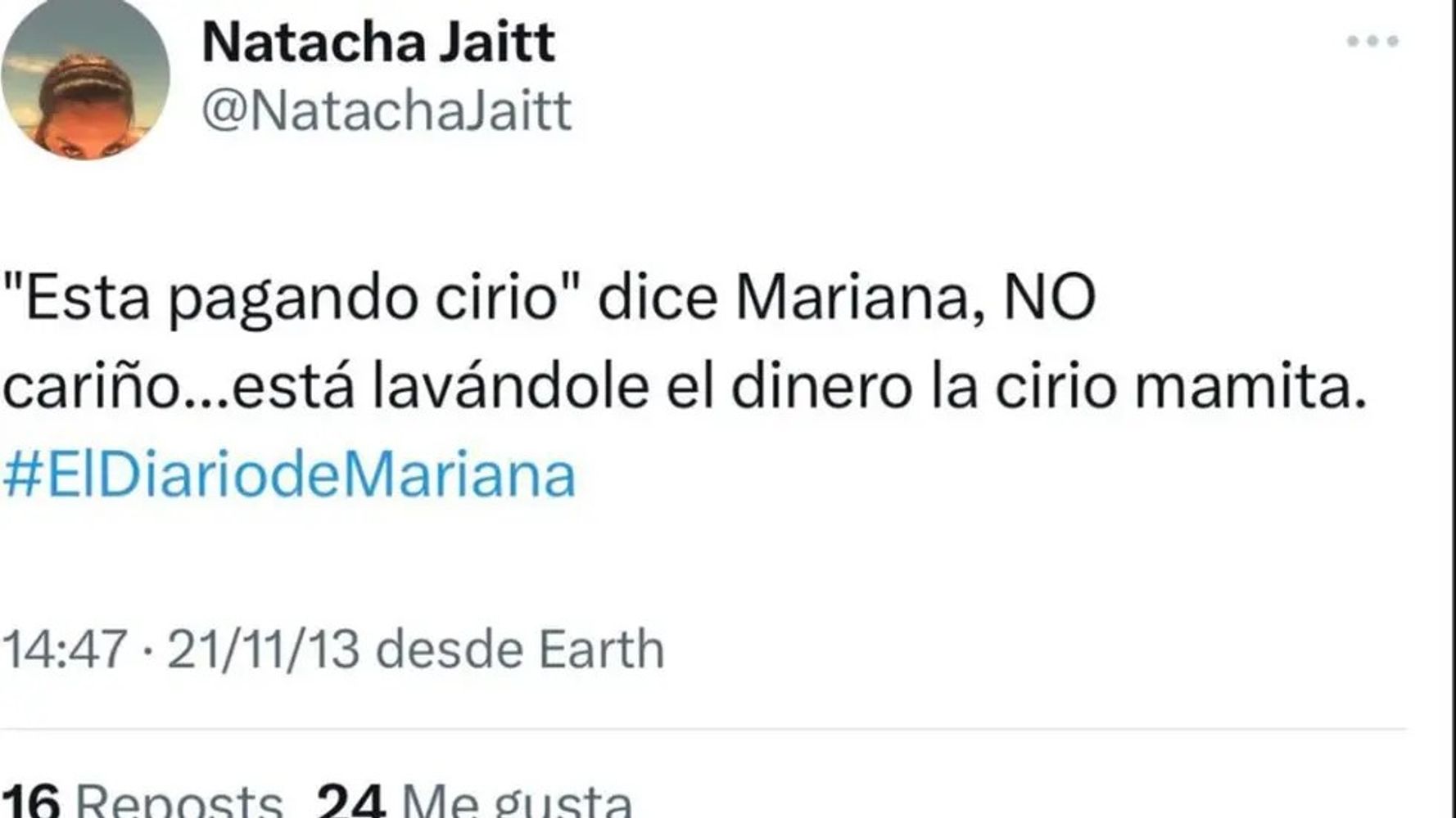 Los mensajes de Natacha Jaitt sobre Jesica Cirio