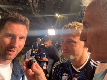 Marley quiso entrevistar a Lionel Messi, pero un insólito error arruinó el momento y se volvió viral: “Alguien se olvidó de...”