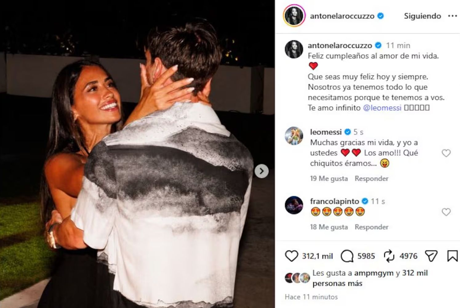 Las fotos inéditas que eligió Antonela Roccuzzo para saludar a Messi en su cumple 39