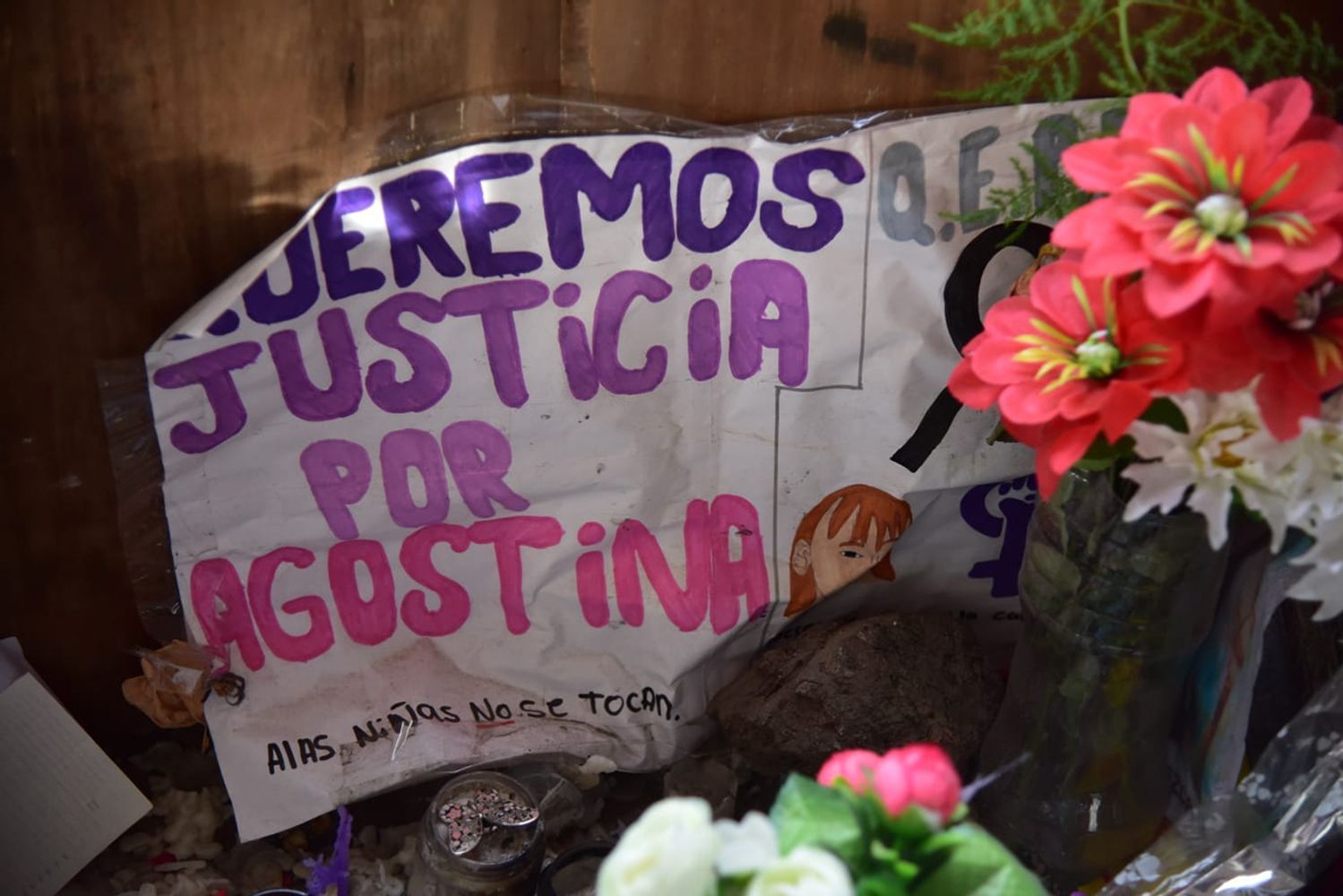 Homenaje a Agostina Vega en la casa de los abuelos maternos.