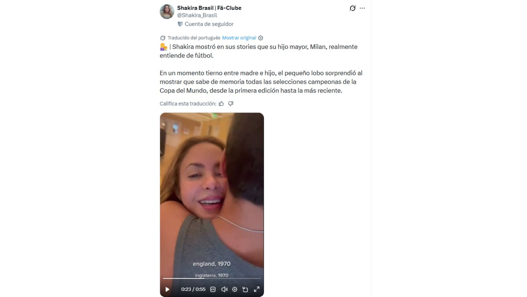 El video se viralizó en las redes.