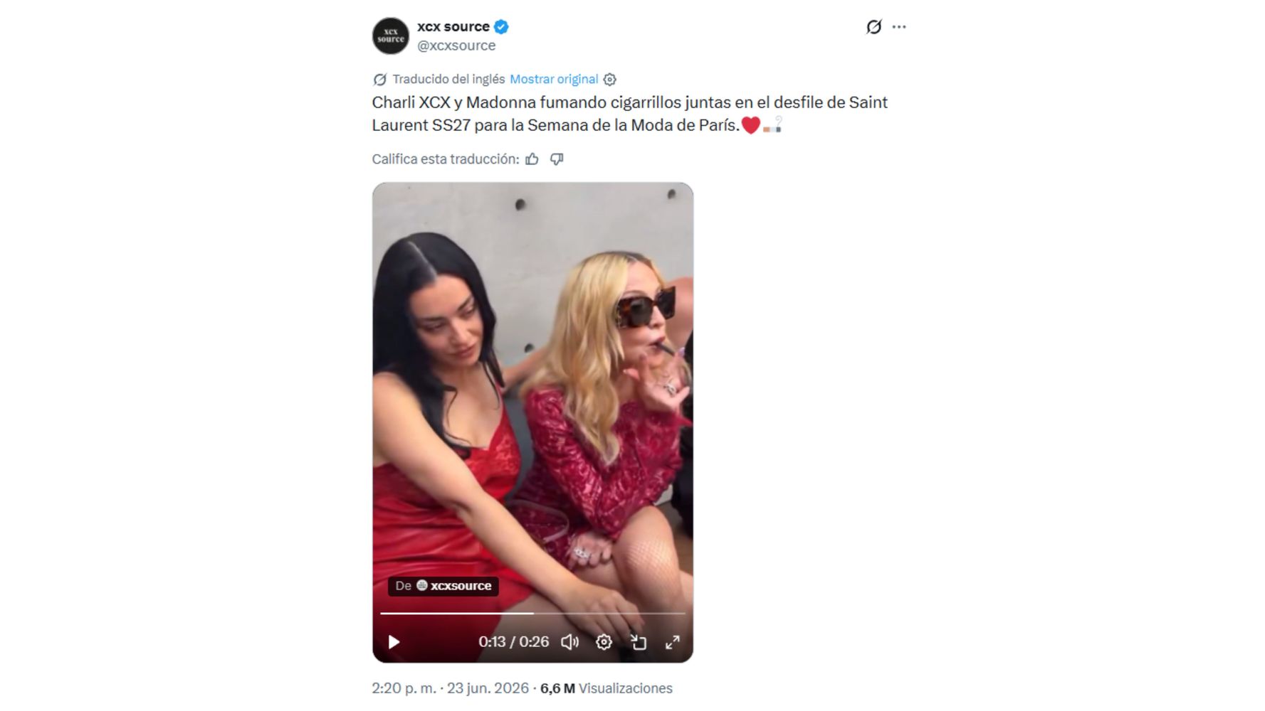 El video de la polémica se viralizó en las redes.