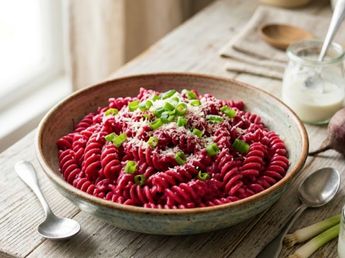 Pasta fucsia: cómo hacer una salsa de remolacha súper cremosa con solo 3 ingredientes