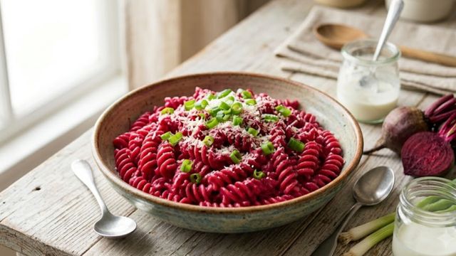 Cómo hacer pasta fucsia casera.
