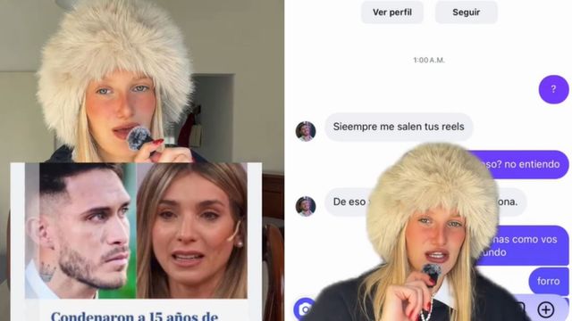 Una tiktoker mostró el mensaje que le mandó Santiago Martínez desde la cárcel