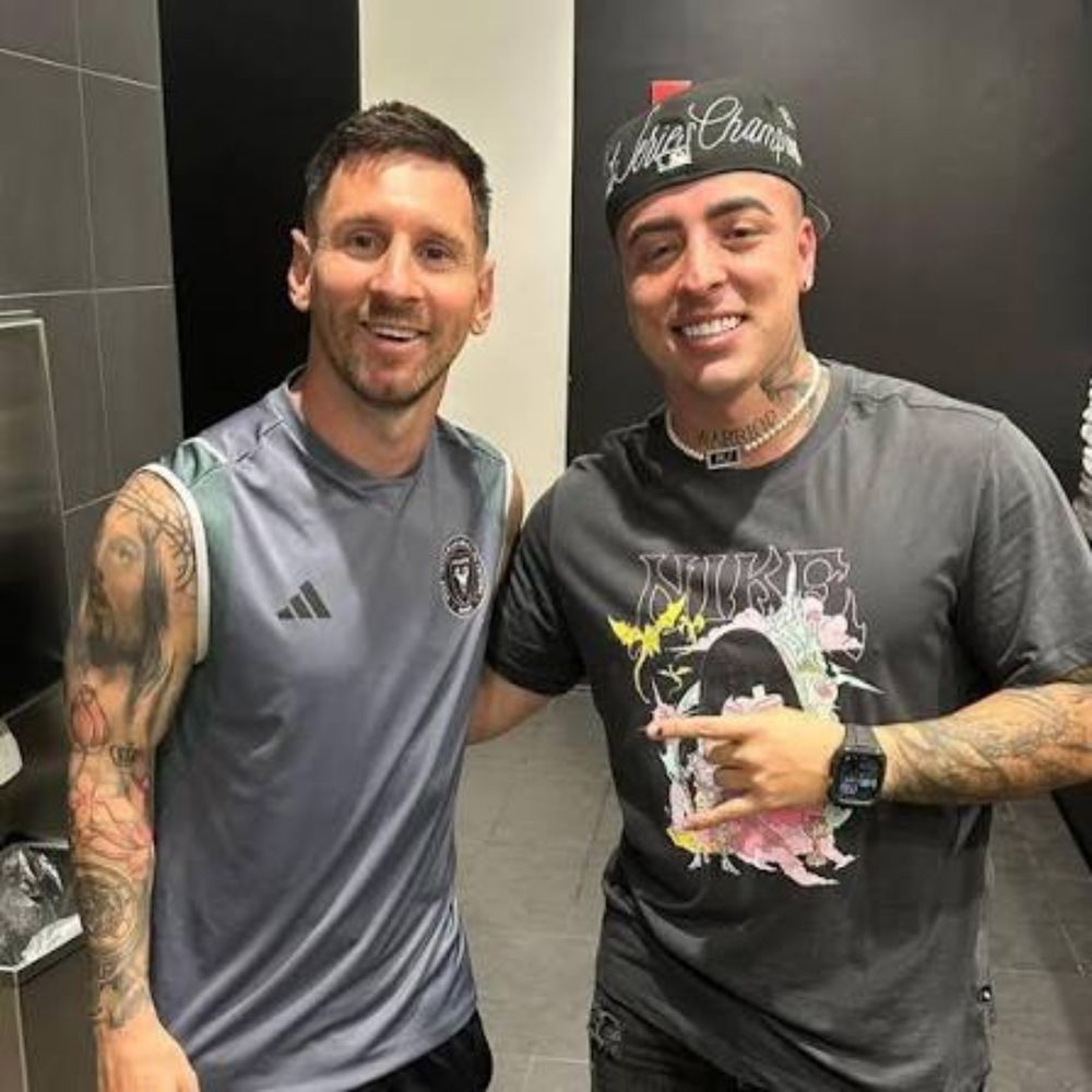 Nicolás Joffe, peluquero de Messi