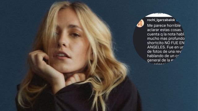 Rochi Igarzábal aclaró la polémica que gira en torno a su persona.