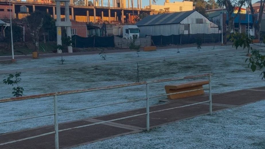 La ola polar no da tregua en Misiones: San Pedro registró 2°C y amaneció cubierta de escarcha