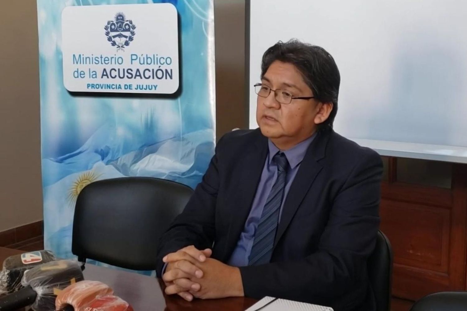 Fiscal Aldo Lozano, titular de la Fiscalía Especializada en Delitos contra la Propiedad e Integridad de las Personas del MPA.