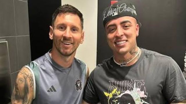 Nicolás Joffe, peluquero de Messi