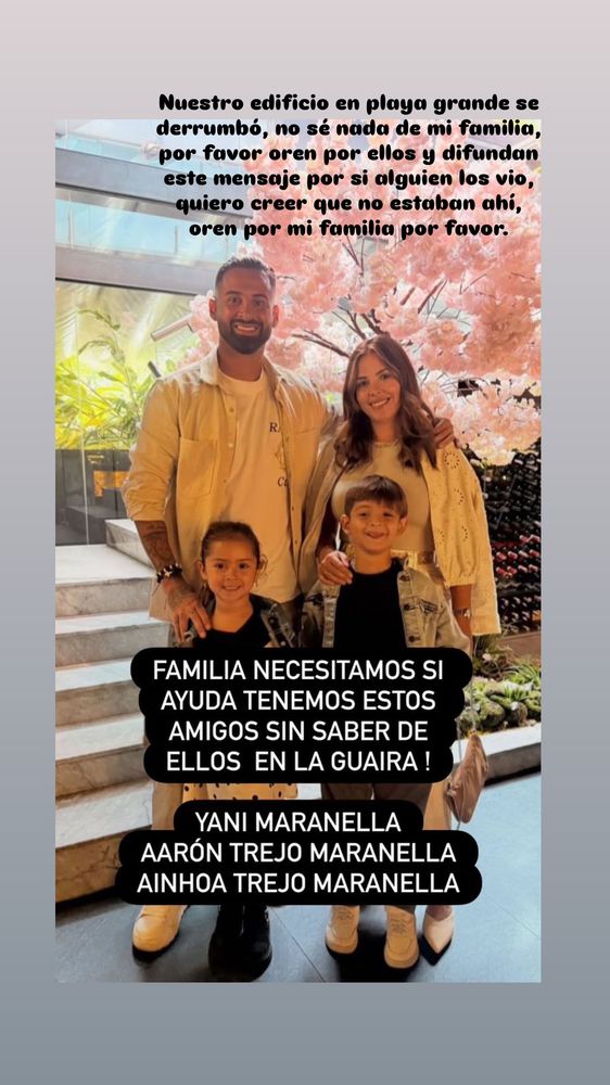 El pedido de Lucas Trejo.