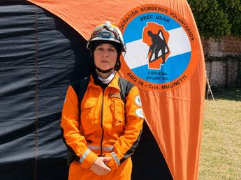 Orgullo en Bialet Massé: una bombera se suma a la misión argentina de rescate en Venezuela