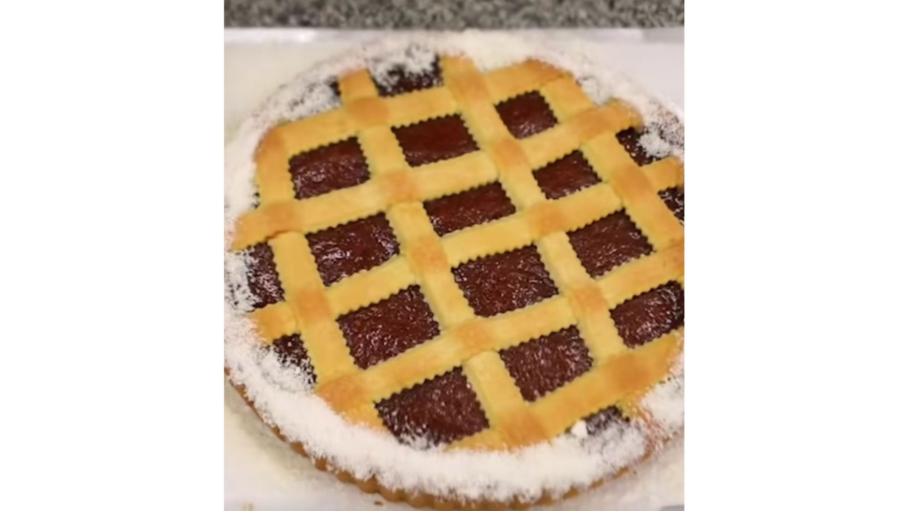 Así queda la pastafrola con este truco.
