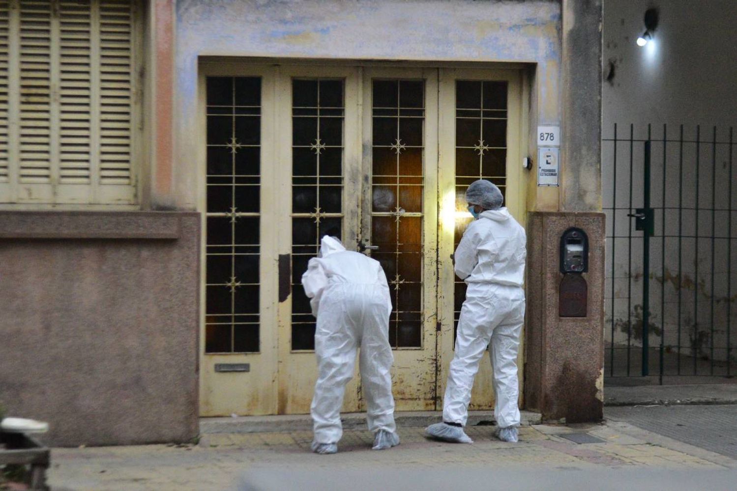 Los trabajos en la casa de Claudio Barrelier.