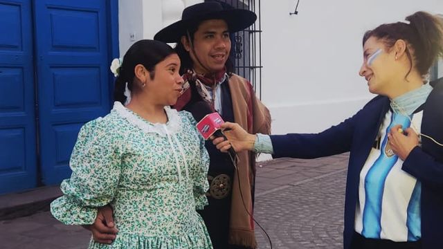 
Bailaron la zamba "Nostalgias tucumanas" 
