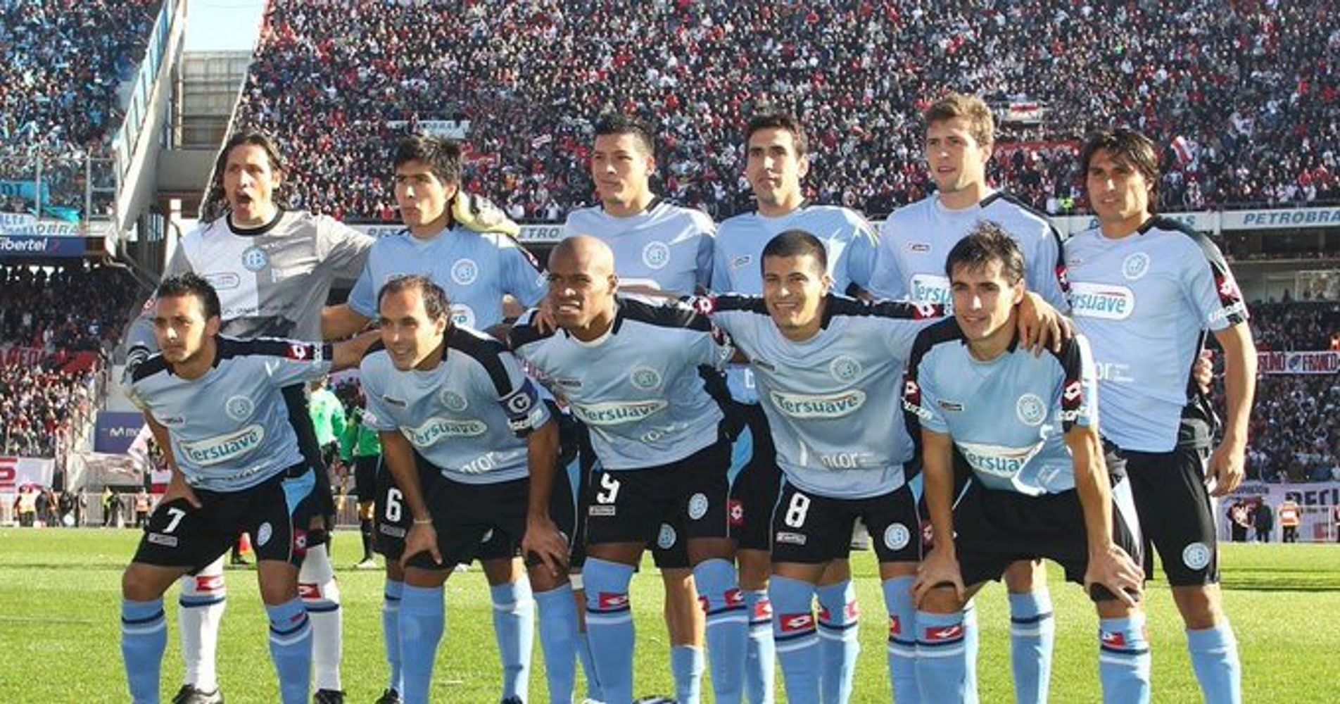 El Belgrano de la hazaña ante River en junio de 2011.