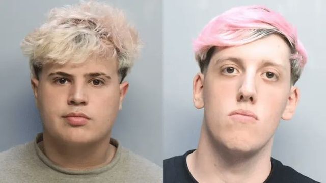 Beni Mármol, de 20 años, y Pato Perrotta, de 26, detenidos en Miami.