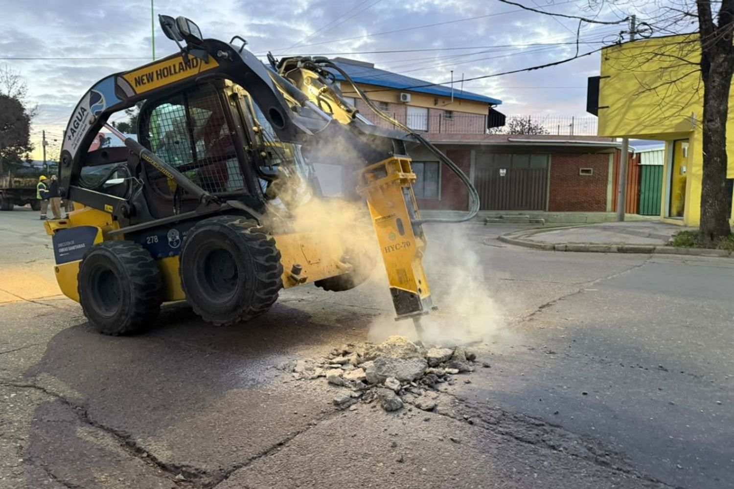 Obra vial Gualeguaychú.