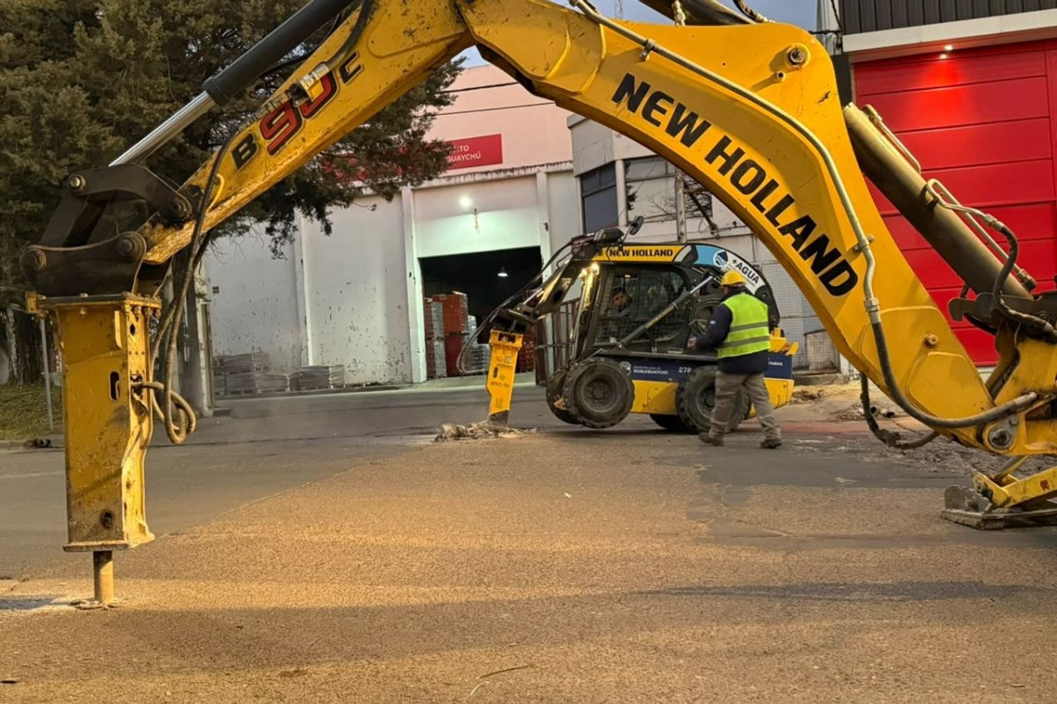 Obra vial Gualeguaychú.
