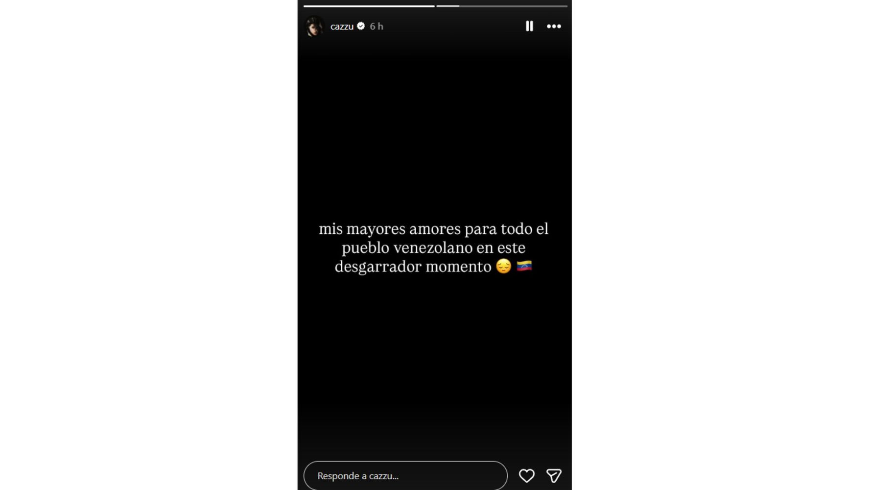 El mensaje de Cazzu.
