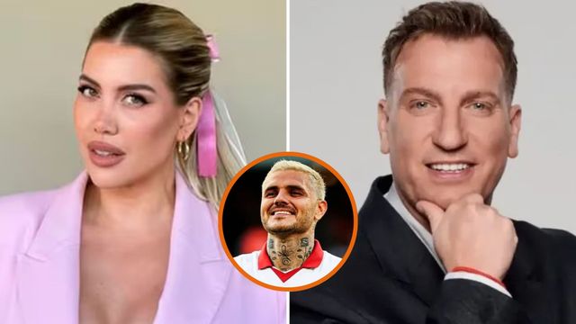 La charla entre Maxi López y Wanda Nara