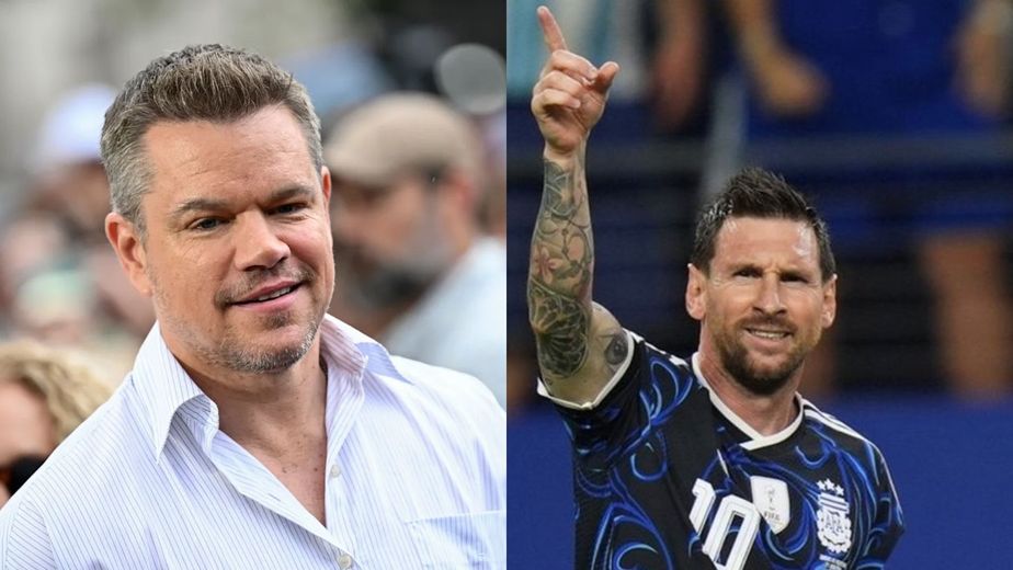 Matt Damon confesó su fanatismo por Lionel Messi