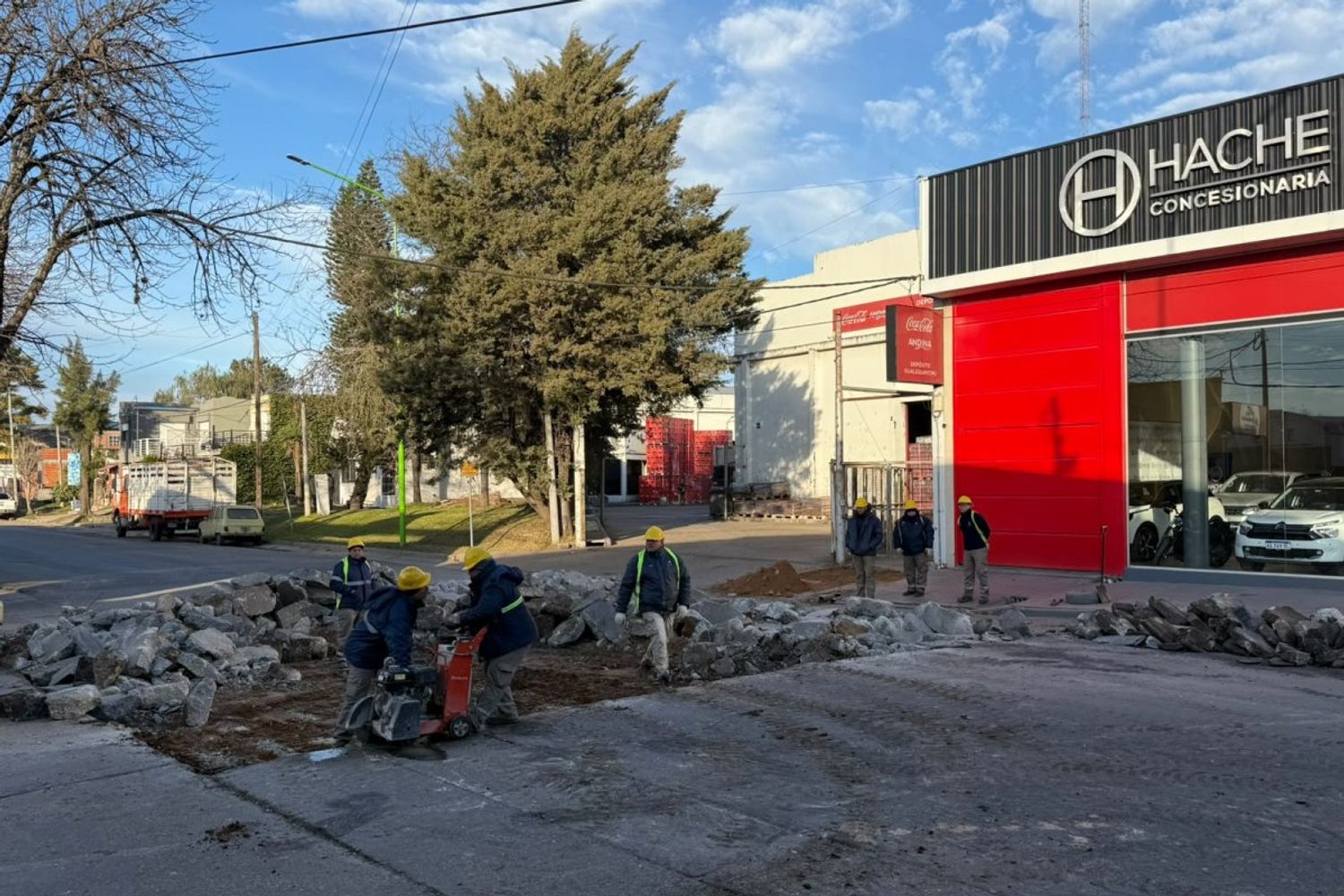Obra vial Gualeguaychú.