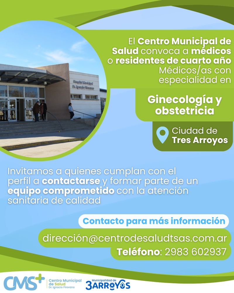 Convocatoria para médicos