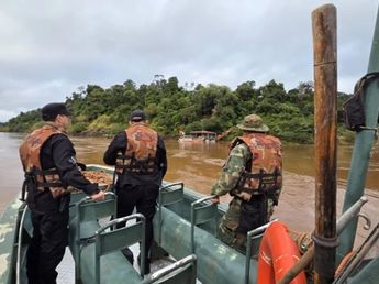 Continúa la búsqueda de un turista desaparecido en las aguas del río Iguazú