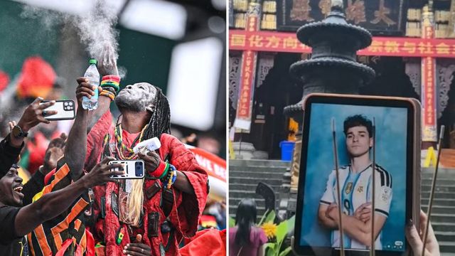 Rezan en un templo taoísta en China por Julián Álvarez tras la advertencia del brujo ghanés para el partido contra Cabo Verde