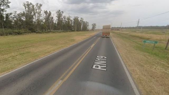 Ruta 19 reparación Vialidad Nacional