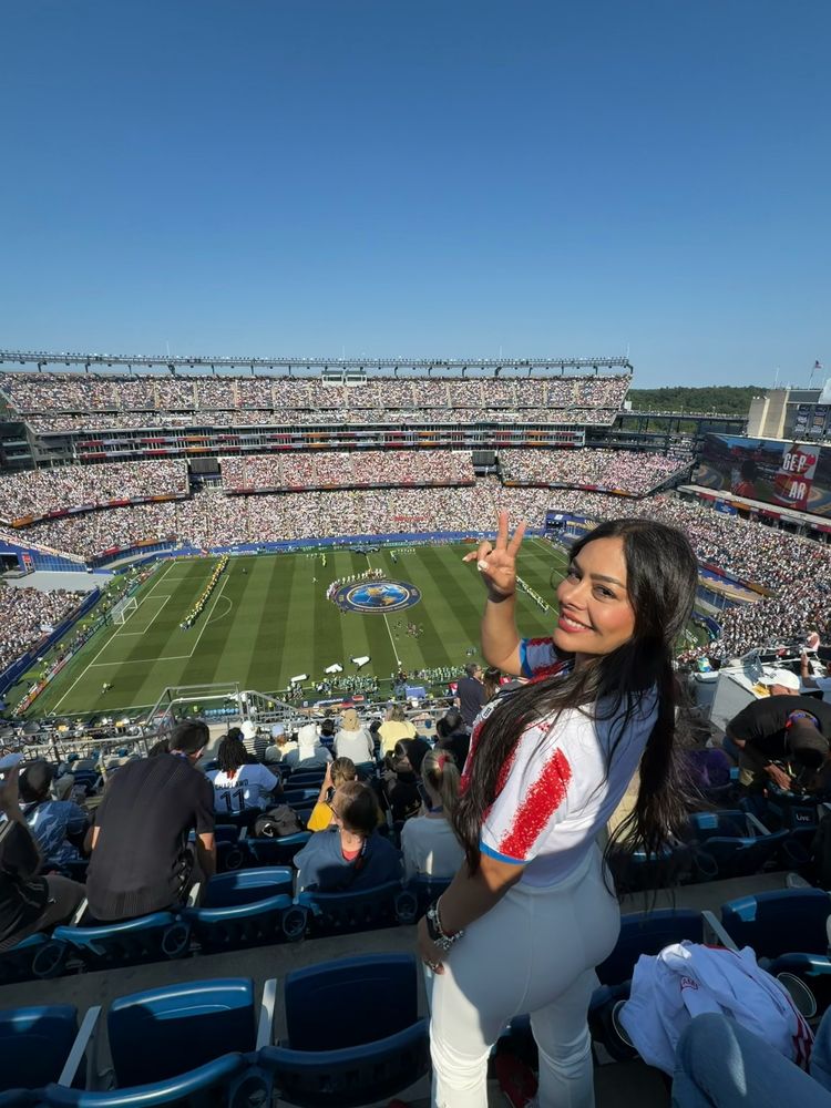 La cábala de Larissa Riquelme: así festejó el triunfo de Paraguay ante Alemania en el Mundial 2026