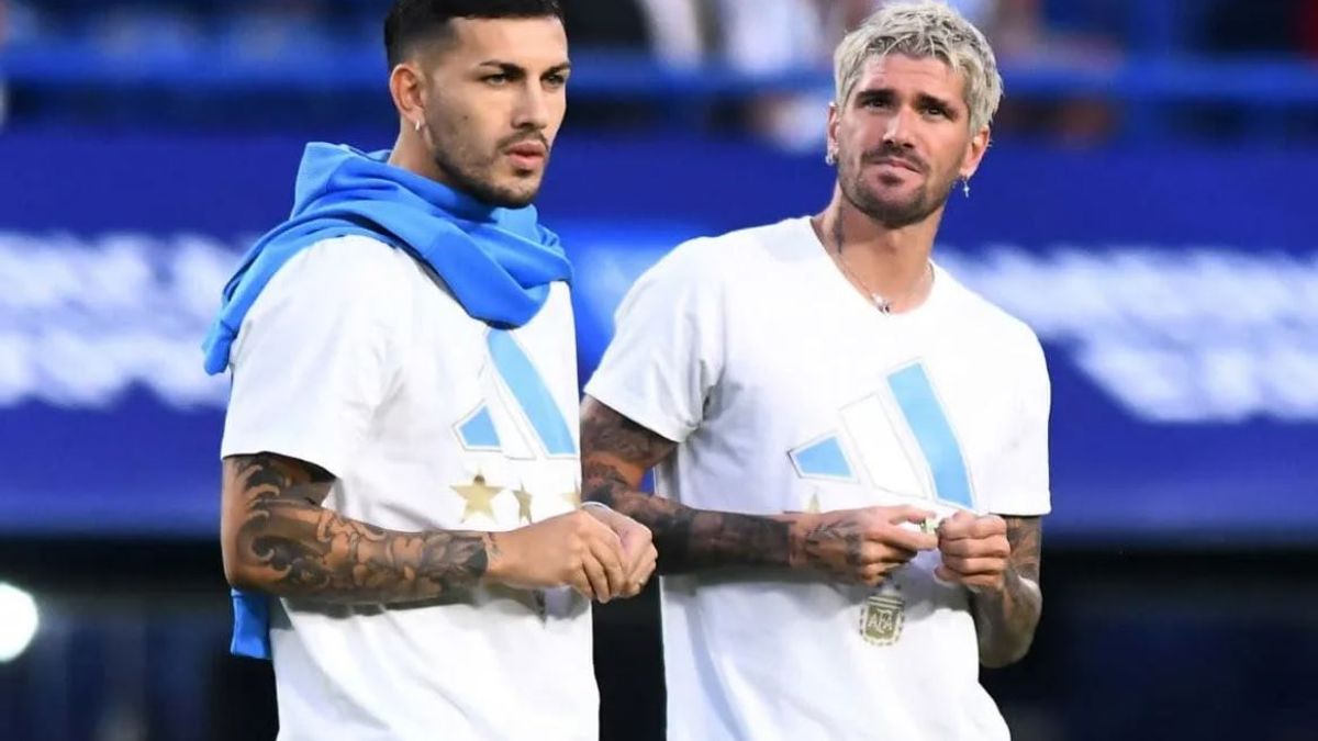 El origen de la emotiva historia detrás de la cábala de los caramelos de Rodrigo de Paul y Leandro Paredes